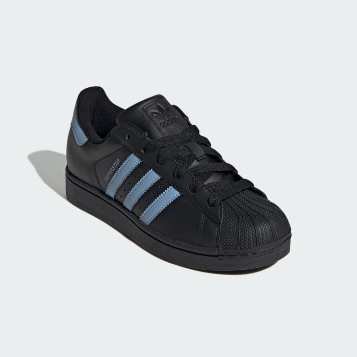 Adidas Men's Superstar Ii Shoes - Black Ash / Blue Just For Sports Adidas Men's Superstar Ii Shoes - Black Ash / Blue Just For Sports