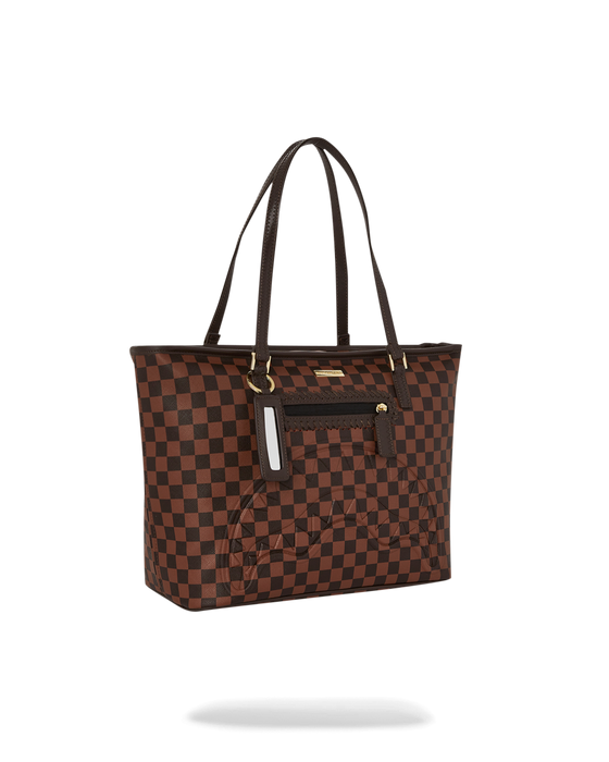 Sprayground From Paris With Love Tote Bag - Brown / Red