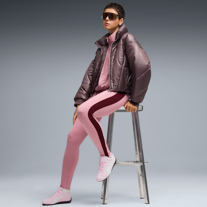 Puma Women's T7 Leggings - Poised Pink / Ruby Shimmer - Just For Sports