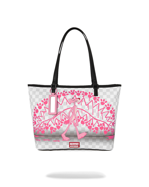 Sprayground Pink Panther Pawprints Tote Bag - Just For Sports
