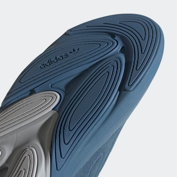 Adidas Men's Ozelia Shoes - Altered Blue / Light Solid Grey / Beam Orange Adidas Men's Ozelia Shoes - Altered Blue / Light Solid Grey / Beam Orange