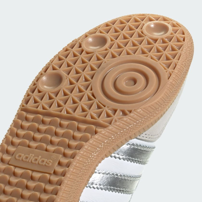 Adidas Women's Samba Og Shoes - White / Silver Metallic / Grey One Just For Sports Adidas Women's Samba Og Shoes - White / Silver Metallic / Grey One Just For Sports