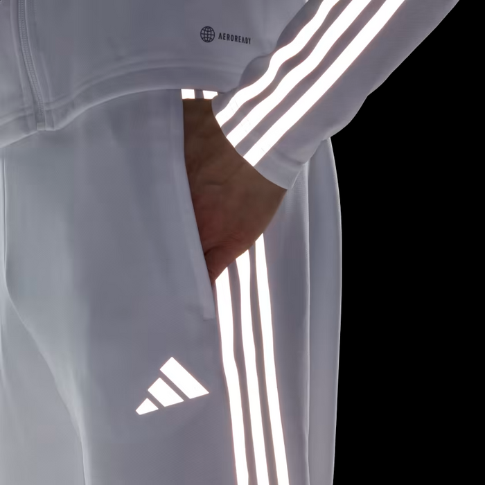 Adidas Men's Tiro Reflective Pants - White / Silver