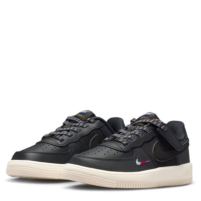 Nike Kids' Force 1 Low Lv8 Easyon Shoes - Black / Tan - Just For Sports