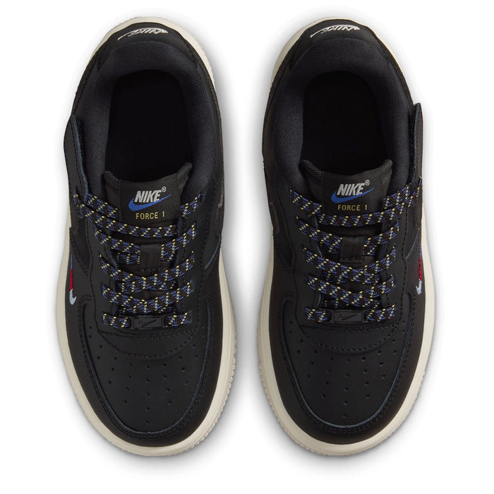 Nike Kids' Force 1 Low Lv8 Easyon Shoes - Black / Tan - Just For Sports