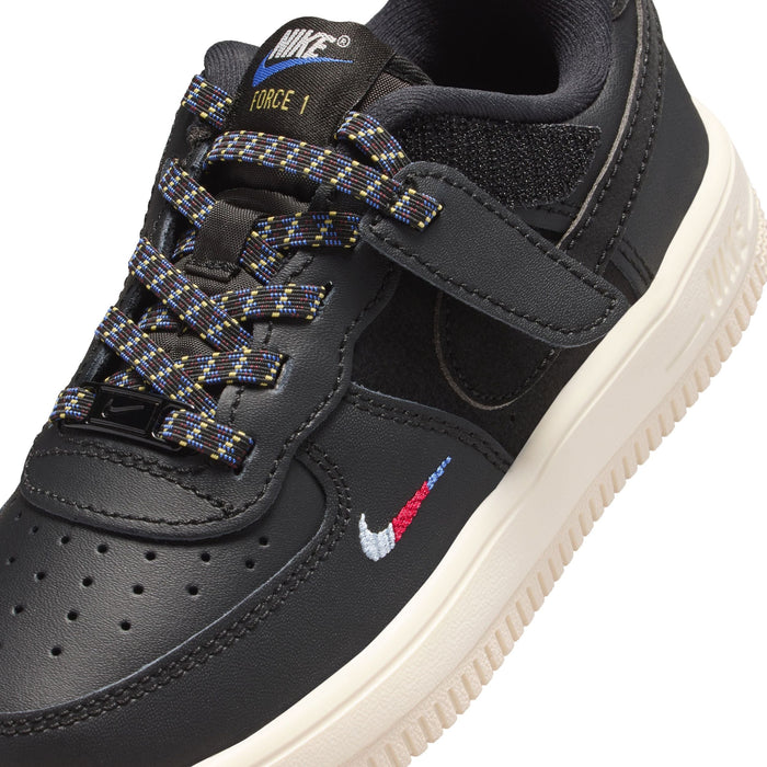 Nike Kids' Force 1 Low Lv8 Easyon Shoes - Black / Tan - Just For Sports