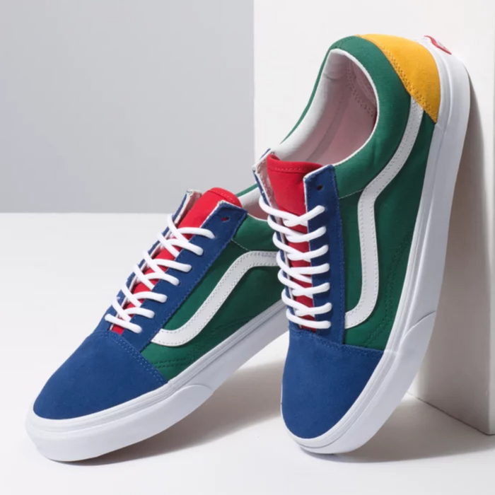 kobling element mode Vans Men's Yacht Club Old Skool Shoes - Blue / Green / Red / Yellow — Just  For Sports