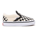 Vans Kid's Checkerboard Slip On TD Shoes - Black / White / Beige Just For Sports