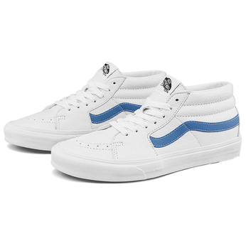 Vans Men's Sk8 Mid Shoes - True White / Moon Blue Just For Sports