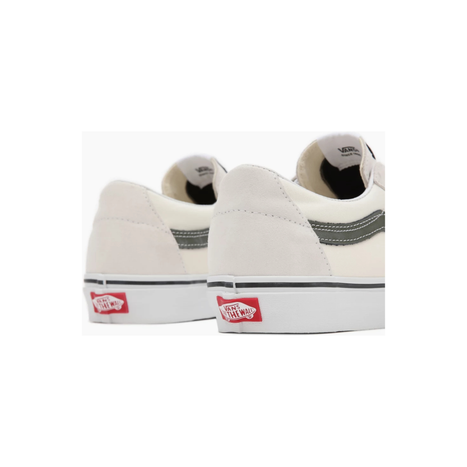 Vans Men's Utility Pop Sk8 Low Shoes - Natural White / Olive Just For Sports