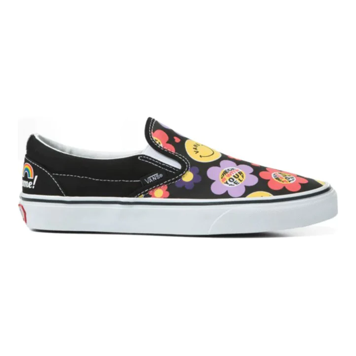 Vans Unisex Classic Radic Happy Slip On Shoes - Black  display picture 3