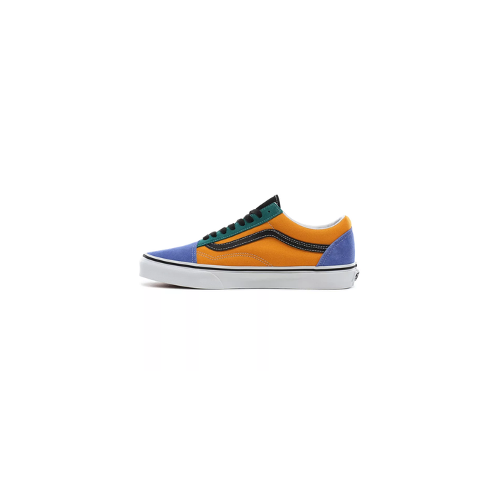 Vans Unisex Mix & Match Old Skool Shoes - Cadmium Yellow / Tidepool Green Just For Sports