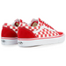 Vans Unisex Old Skool Checkerboard Shoes - Racing Red / White Just For Sports