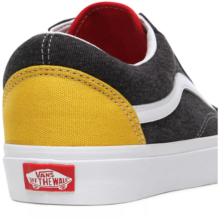 Black red and yellow top vans