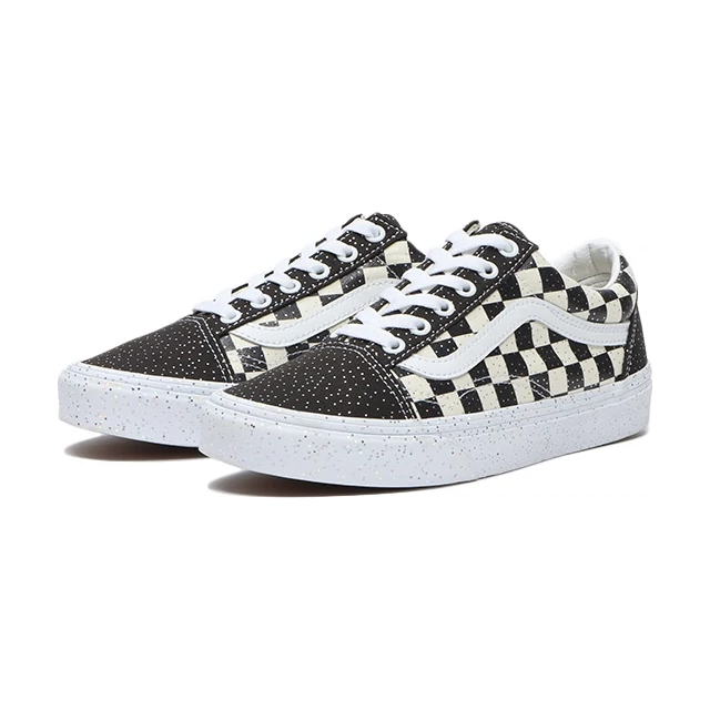 Vans Unisex Old Skool Confetti Shoes Black True White Just For Sports