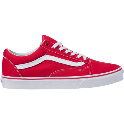 Vans Unisex Old Skool Formula One Shoes - Red / White Just For Sports
