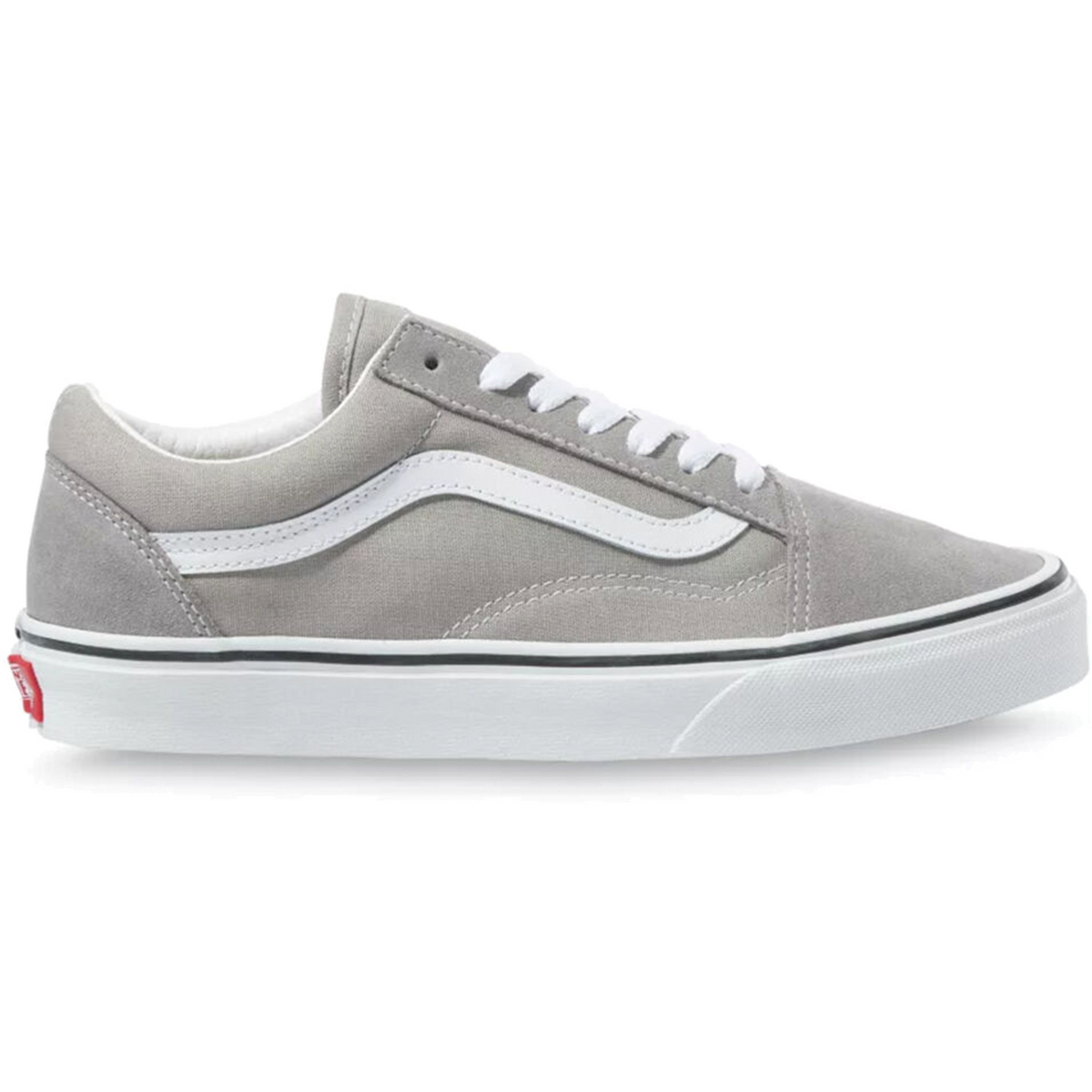 voordeel Is ik ga akkoord met Vans Unisex Old Skool Light Gray Shoes - Drizzle / True White — Just For  Sports