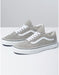 Vans Unisex Old Skool Light Gray Shoes - Drizzle / True White Just For Sports