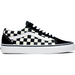 Vans Unisex Old Skool Primary Check Shoes - Black / beige / White Just For Sports