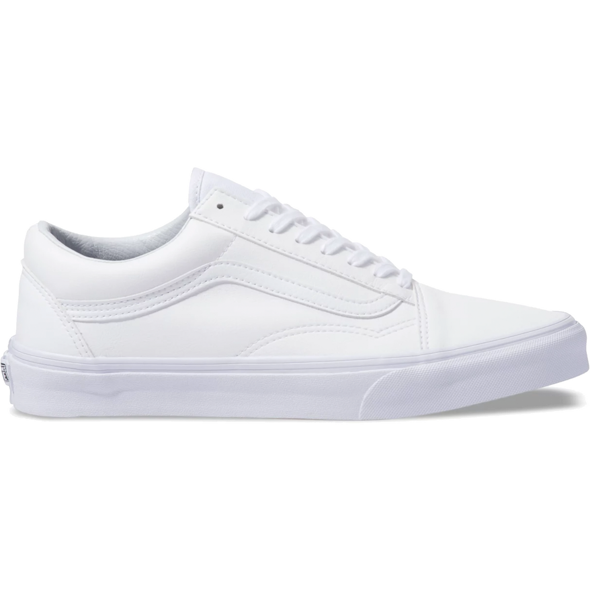 Vans Unisex Old Skool Shoes All White — Just For Sports
