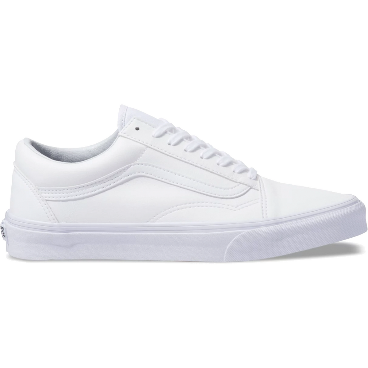 Vans Unisex Old Skool Shoes - All White — Just For Sports Vans Unisex Old Skool Shoes - All White — Just For Sports