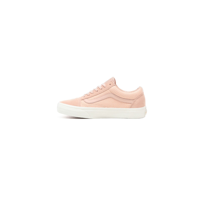 Vans Unisex Old Skool Woven Check Spanish Villa Shoes - Salmon / White Just For Sports