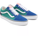 Vans Unisex Retro Court Old Skool Shoes - Blue / Green Just For Sports