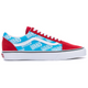 Vans Unisex Retro Mart Old Skool Shoes - Red / Blue / White