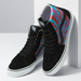 Vans Unisex Retro Mart SK8 Hi Shoes - Black / Blue / Red / Pink Just For Sports