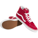 Vans Unisex Sk8 Hi Canvas Formula One Shoes - Red / White Just For Sports