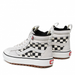 Vans Unisex Sk8 Hi MTE 2 Checkerboard Shoes - Marshmallow / Black Just For Sports