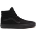 Vans Unisex Sk8 Hi Shoes - All Black Just For Sports