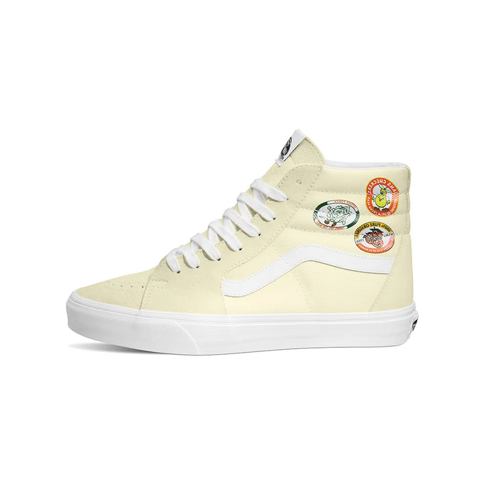 Vans Unisex Sk8 Hi Shoes Yellow White — Just For Sports