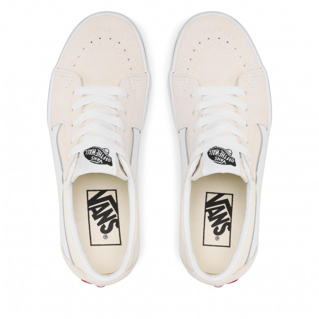 Vans Unisex Sk8 Low Plimsolls Shoes Classic White True White — Just For Sports