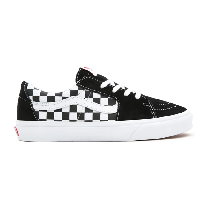 Vans Unisex Sk8 Low Shoes - Black / Checkerboard Just For Sports