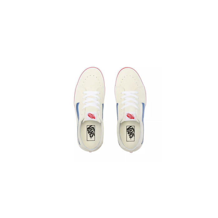 Vans Unisex Sk8 Low Shoes - Classic White / Navy Just For Sports