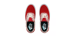 Vans Unisex Tear Check Comfycush Era Shoes - Racing Red / True White Just For Sports