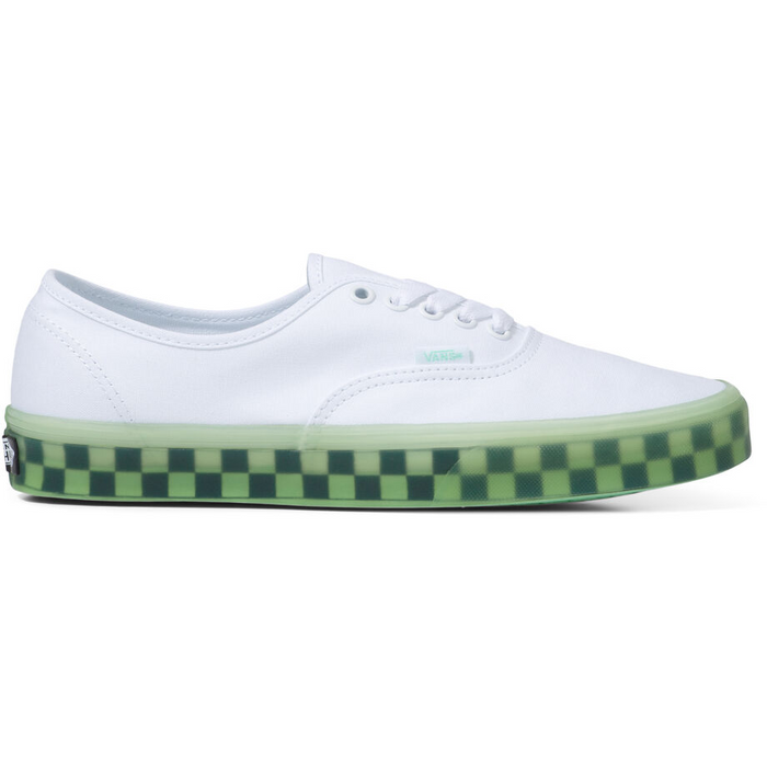 Vans Unisex Translucent Authentic Shoes - True White / Green Ash