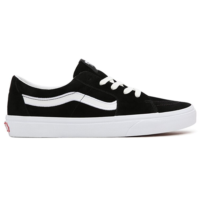Low top white and black vans clearance