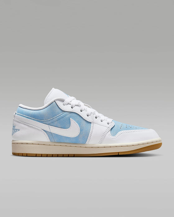 Nike Women's Air Jordan 1 Low Se Shoes - Worn Blue / White / Gum Light Brown / Sail - Just For Sports