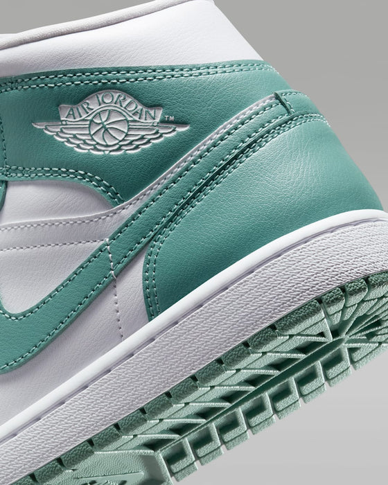 Nike Women's Air Jordan 1 Mid Shoes - White / Cannon - Just For Sports