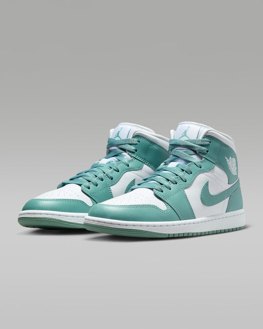 Nike Women's Air Jordan 1 Mid Shoes - White / Cannon - Just For Sports