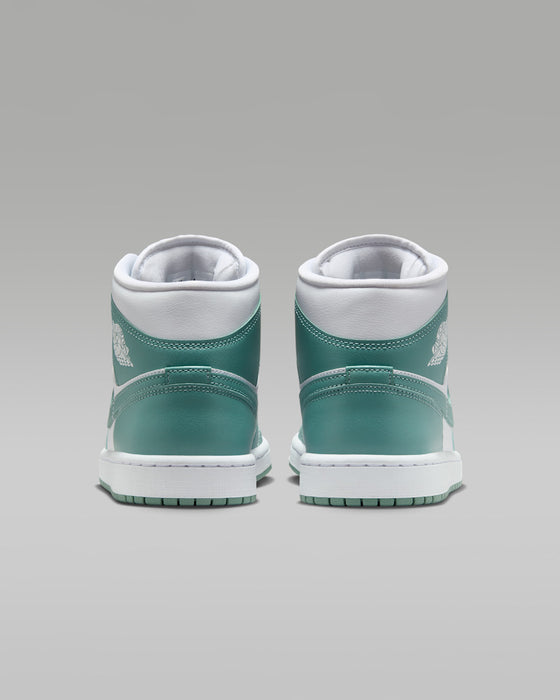 Nike Women's Air Jordan 1 Mid Shoes - White / Cannon - Just For Sports