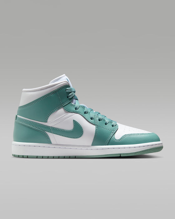 Nike Women's Air Jordan 1 Mid Shoes - White / Cannon - Just For Sports