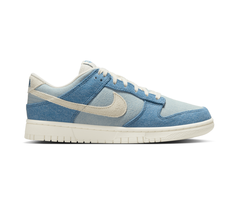 Nike Women's Dunk Low Shoes - Smokey Blue / Denim Turquoise / Ochre / Pale Ivory - Just For Sports