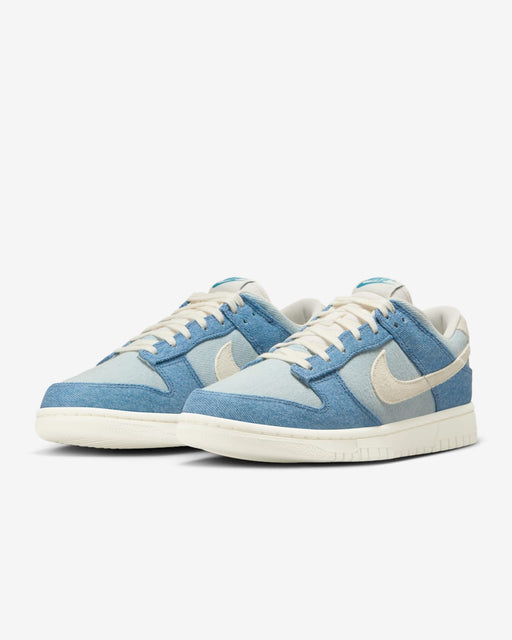 Nike Women's Dunk Low Shoes - Smokey Blue / Denim Turquoise / Ochre / Pale Ivory - Just For Sports