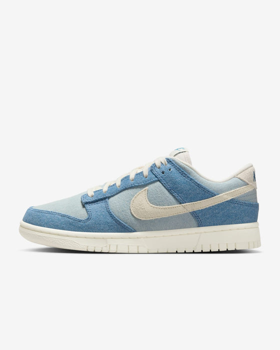 Nike Women's Dunk Low Shoes - Smokey Blue / Denim Turquoise / Ochre / Pale Ivory - Just For Sports