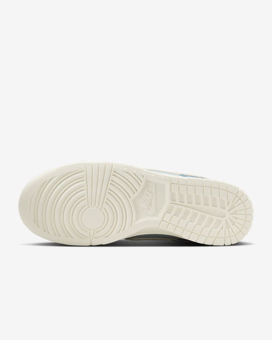 Nike Women's Dunk Low Shoes - Smokey Blue / Denim Turquoise / Ochre / Pale Ivory - Just For Sports