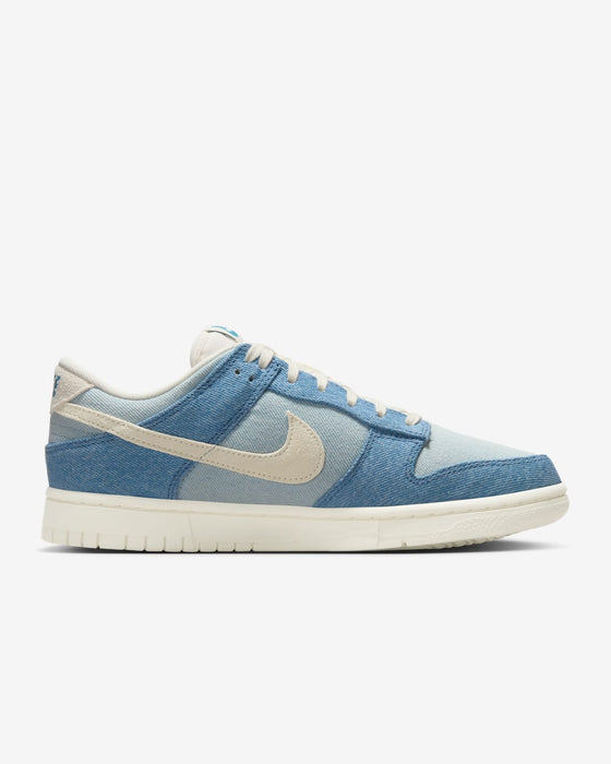Nike Women's Dunk Low Shoes - Smokey Blue / Denim Turquoise / Ochre / Pale Ivory - Just For Sports