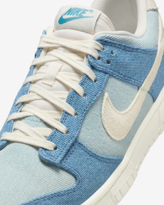 Nike Women's Dunk Low Shoes - Smokey Blue / Denim Turquoise / Ochre / Pale Ivory - Just For Sports